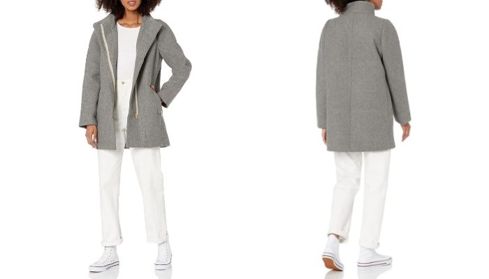 J.Crew Mercantile women Classic-wool Cocoon Coat