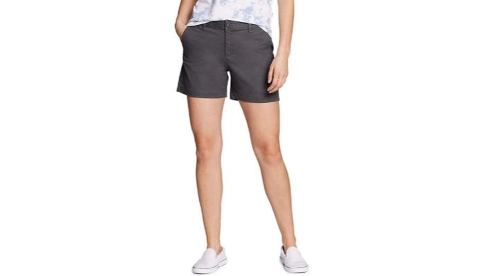 1. Eddie Bauer Women's Willit Stretch Legend Wash Shorts