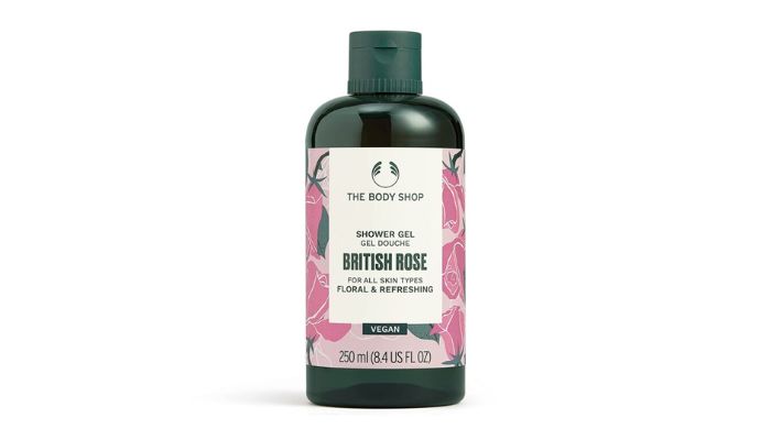 The Body Shop British Rose Petal Soft Shower Gel