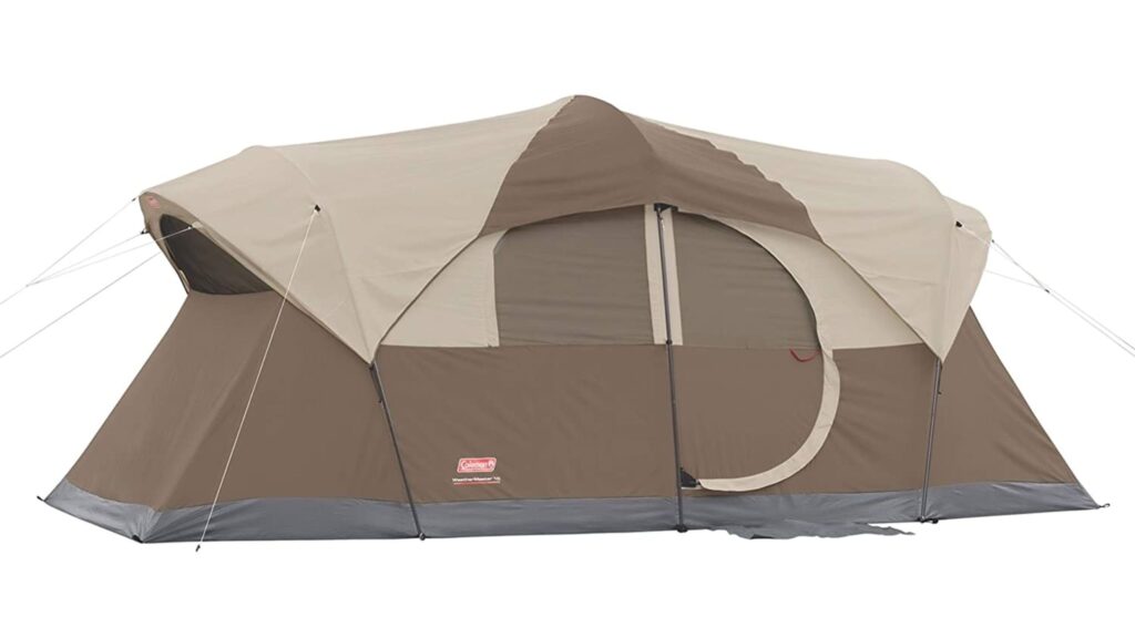 Coleman WeatherMaster 10-Person Outdoor Tent, Brown