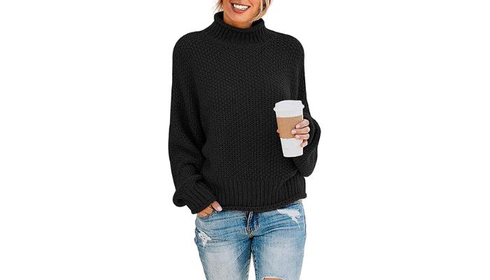 Zesica Turtleneck Chunky Knitted Pullover Sweater