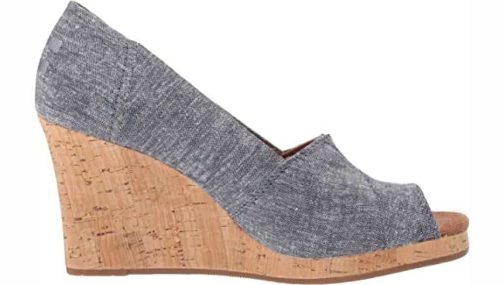 7. TOMS Women's Classic Espadrille Wedge Sandal
