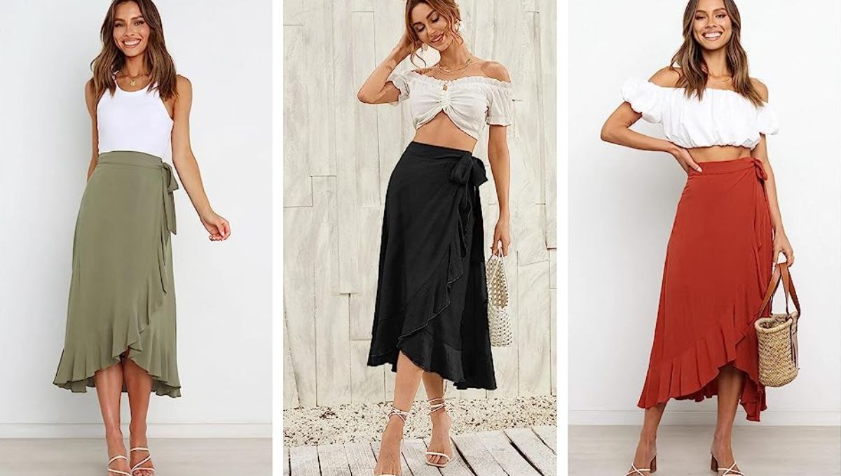 Wrapped skirt