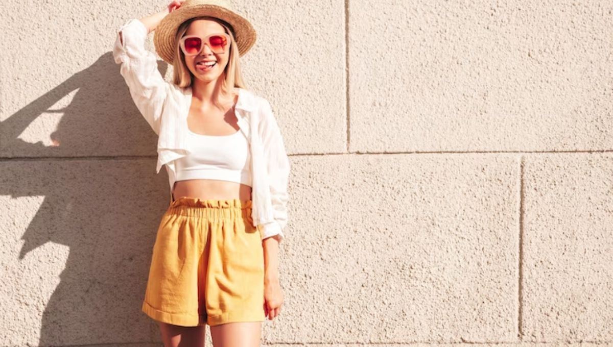 Yellow Shorts For Women