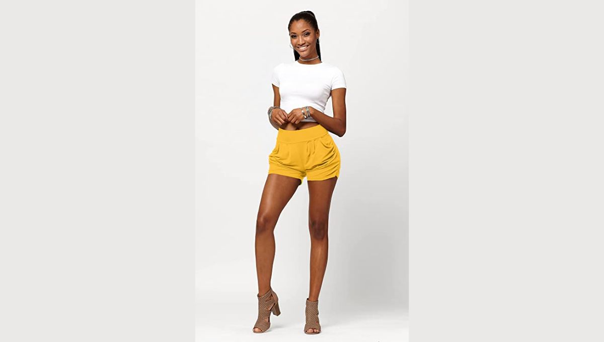 Yellow Shorts For Women