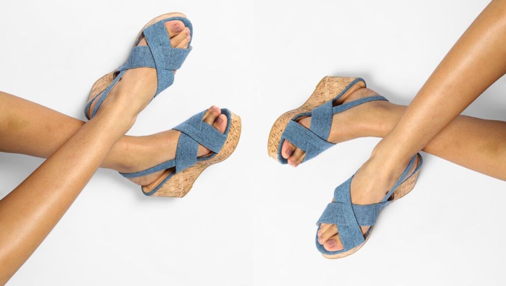 denim sandals for women