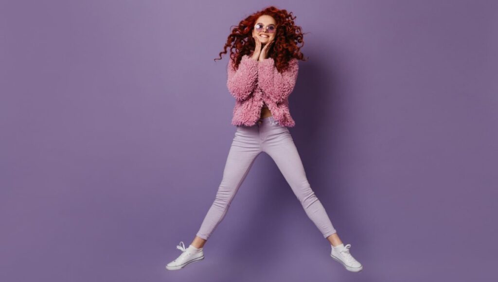 purple pants for women