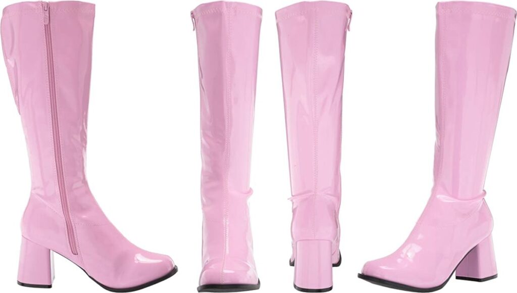 Ellie Shoes Women's GOGO 3" Heel Zipper Pink Boot 8 B(M) US