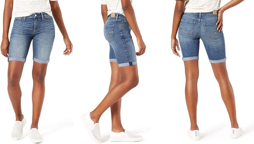 Signature by Levi Strauss & Co. Mid-Rise Bermuda Shorts
