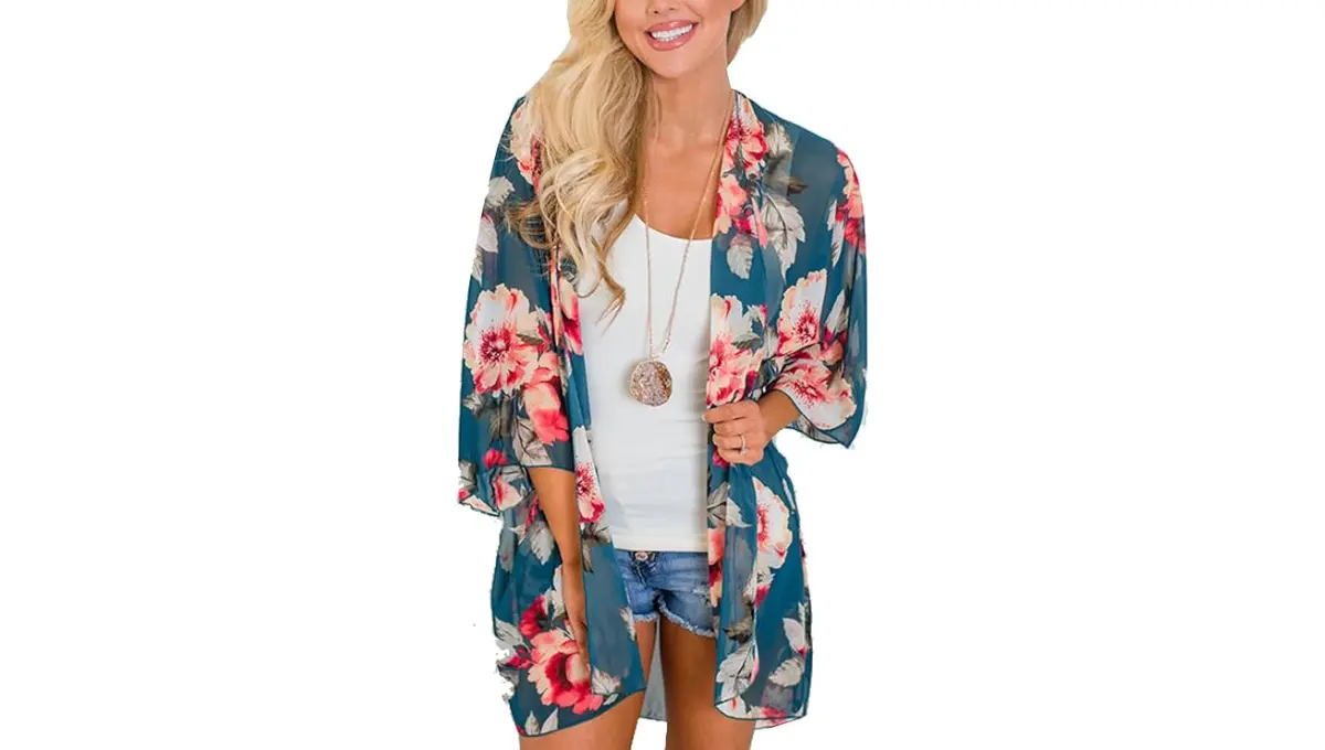 Relipop Beach Floral Kimono
