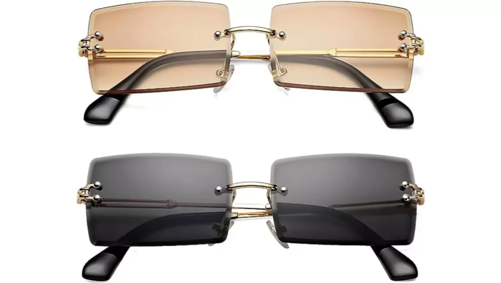 HYCREDI Rectangle Sunglasses