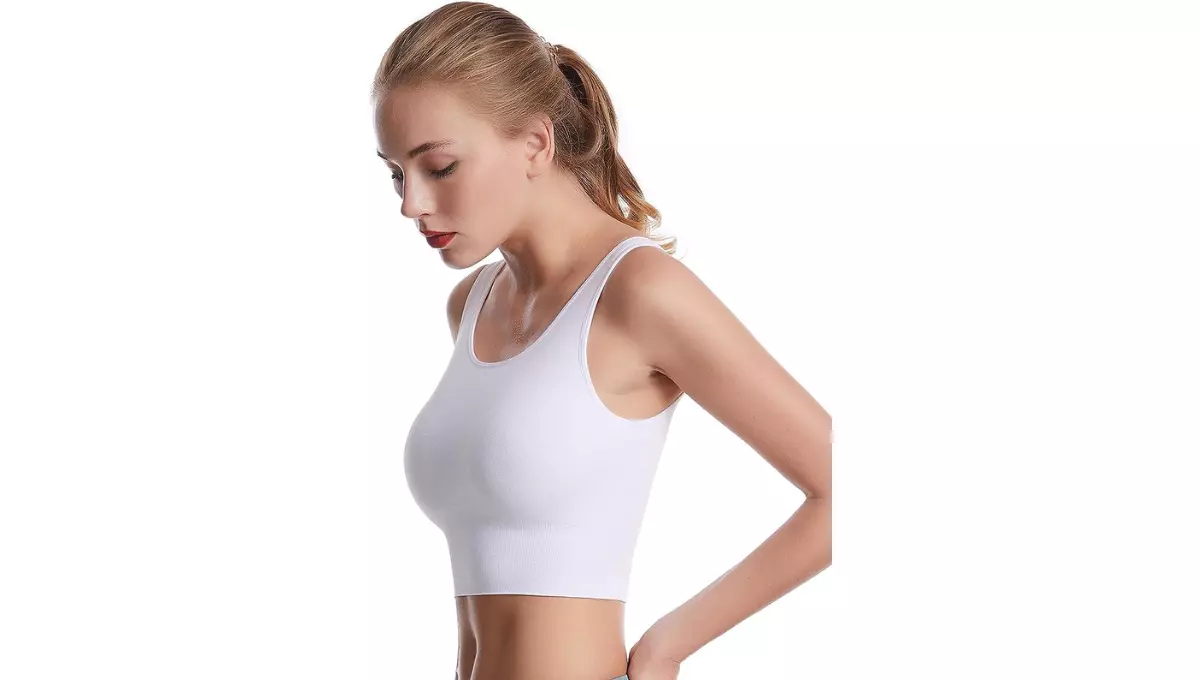 COMFY BRA Women's Light Support Seamless Sport Bra
