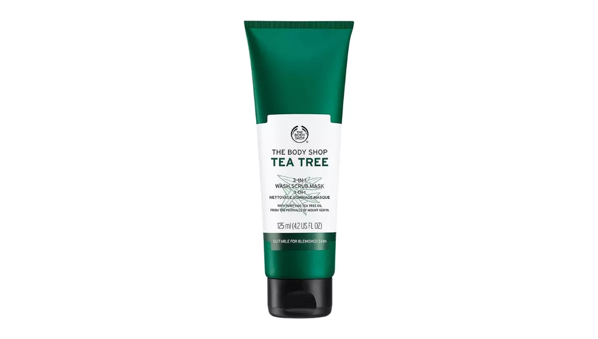 The Body Shop Tea Tree 3 in 1 Wash Scrub & Mask