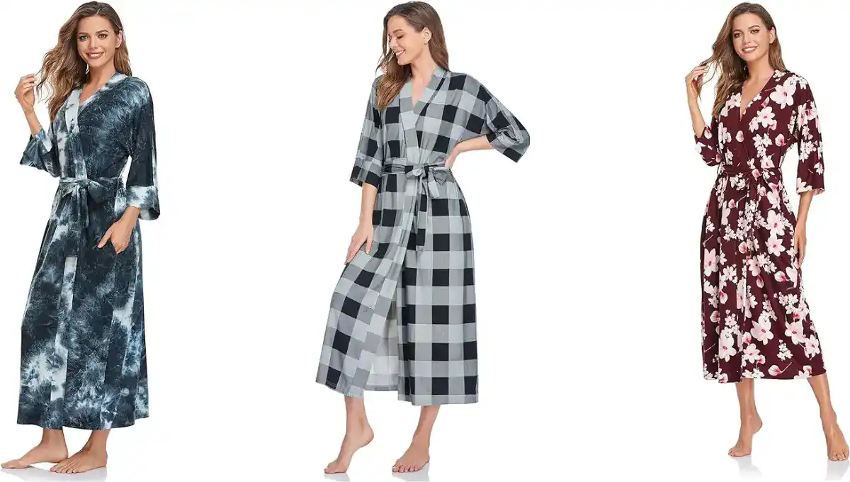 Women's Soft Robes Long Bath Robes Full Length