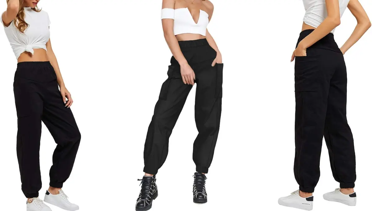 GUYUEQIQIN Women’s Cargo Pants