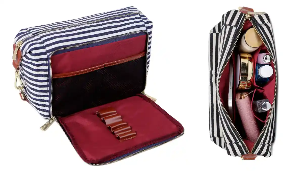 BAOSHA XS-04 Canvas Travel Toiletry Bag for Women