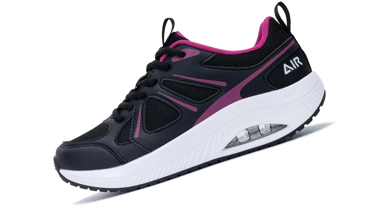 BiNHam Women's Plantar Fasciitis Air Tennis Sneakers