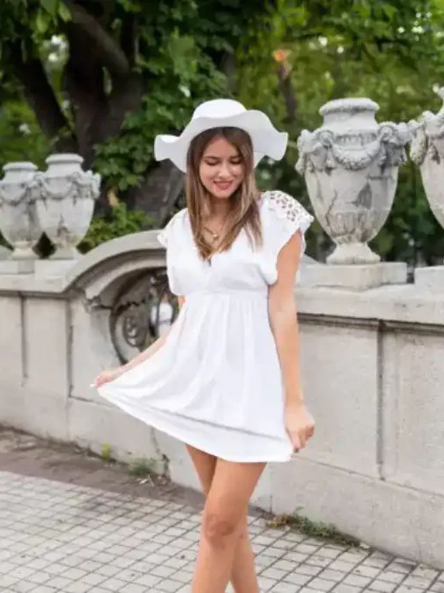 White Linen Dresses For Women