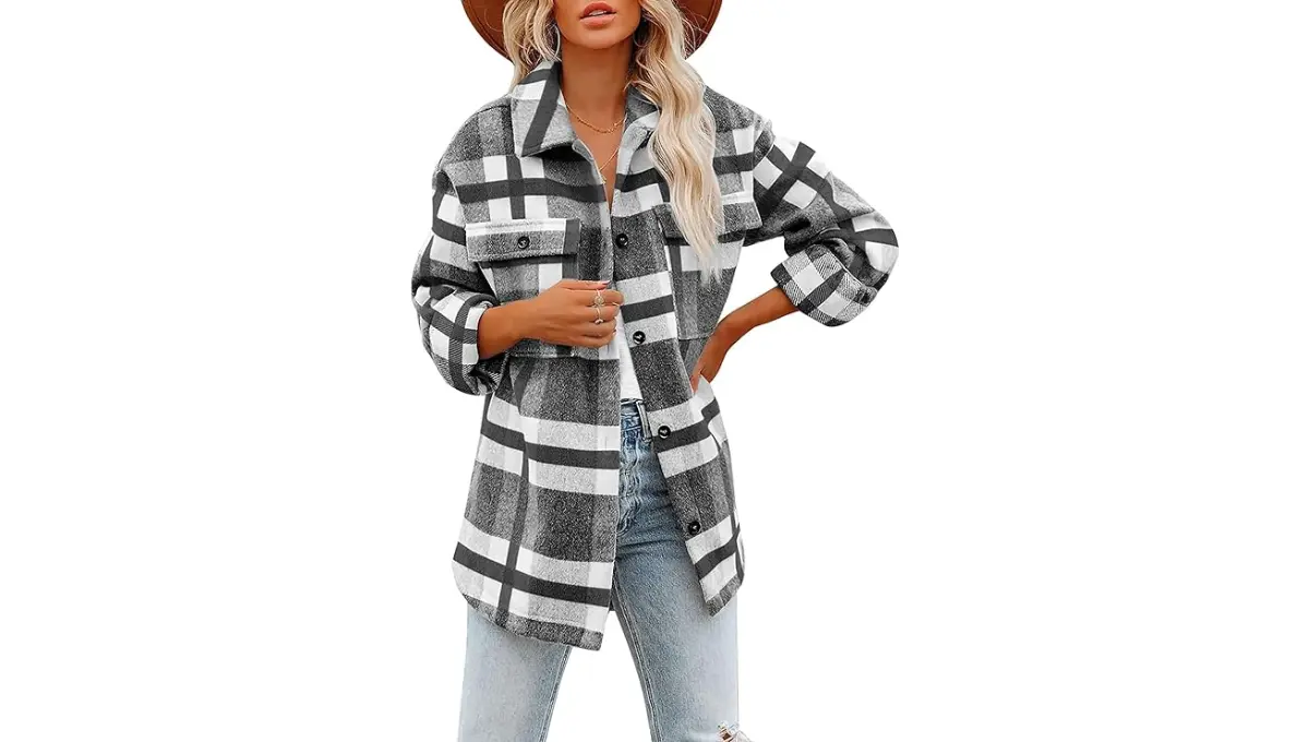 Beaully Women's Flannel Plaid Shacket
