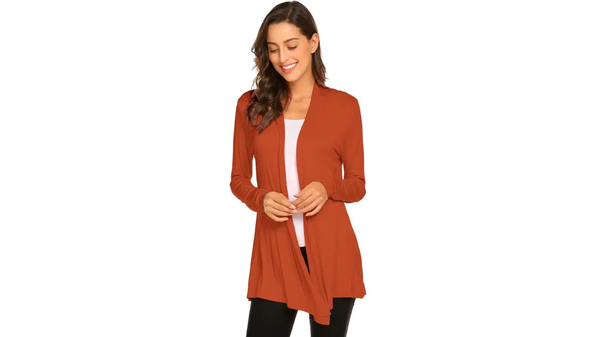 Newchoice Women's Casual Lightweight Long Sleeve Cardigan
