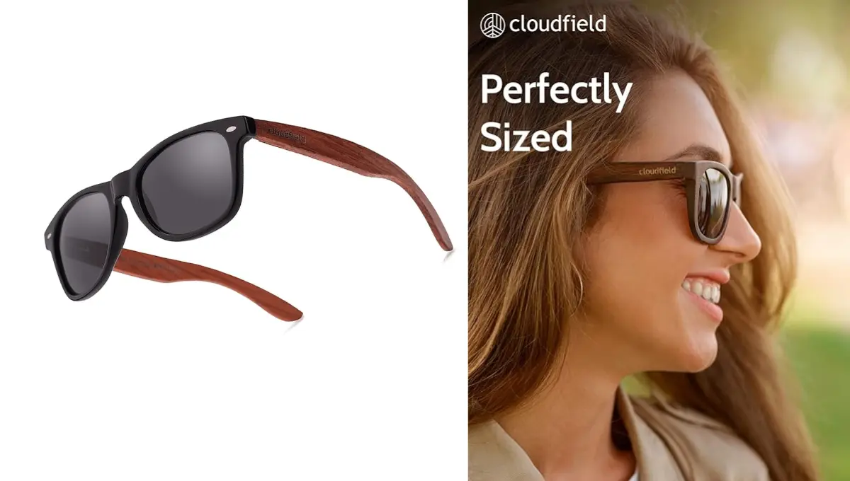 Cloudfield Wood Frame Sunglasses Ultimate Eye Protection