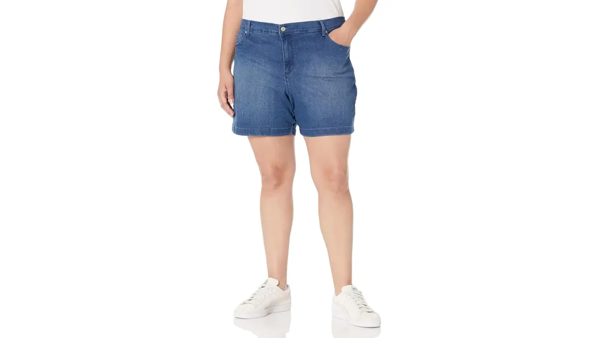 Gloria Vanderbilt Plus Size Amanda Jean Shorts