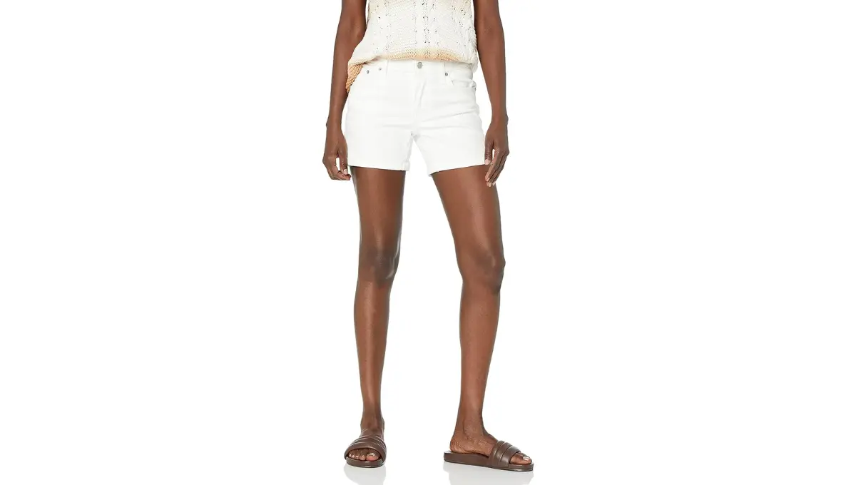 Levi's Women's Mid-Length White Shorts
