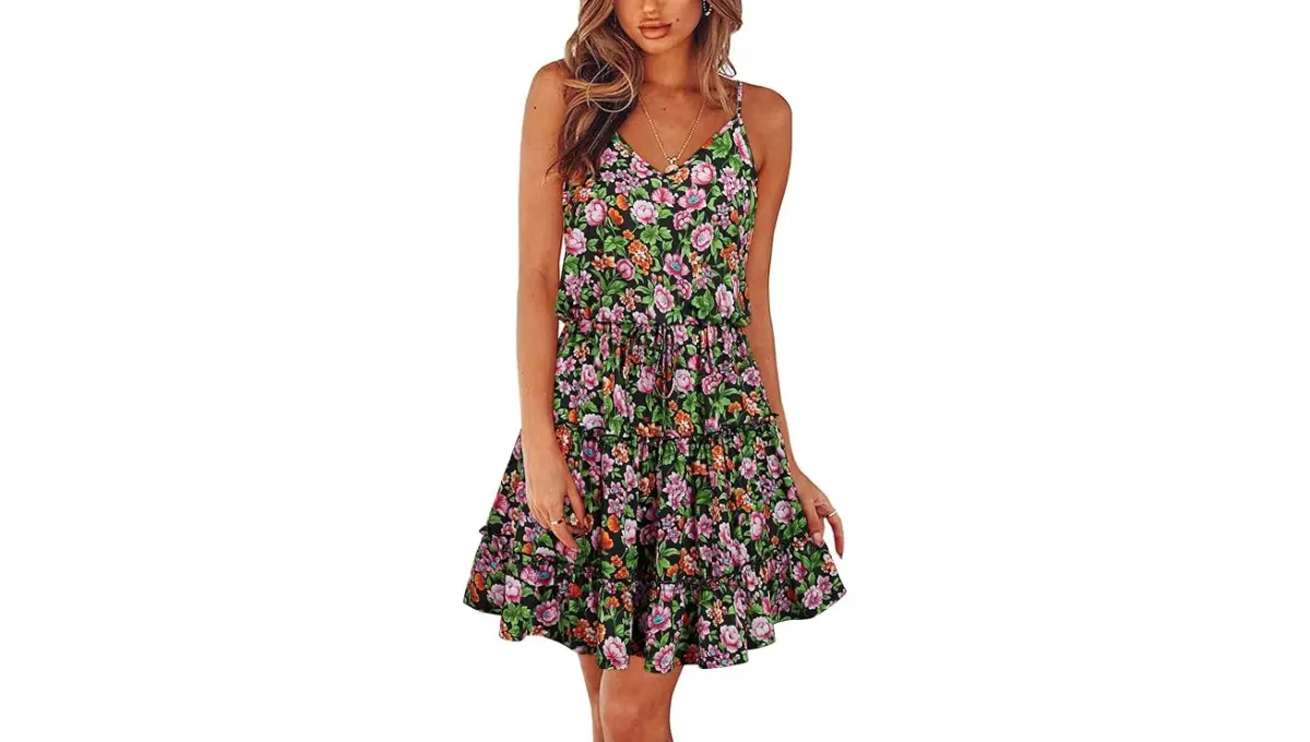 Newshows Boho Beach Vacation Summer Sundress 2024
