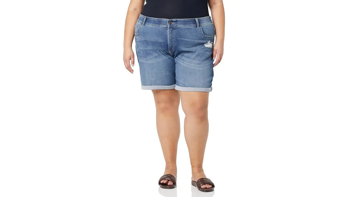 Riders by Lee Indigo Plus Size Denim Shorts
