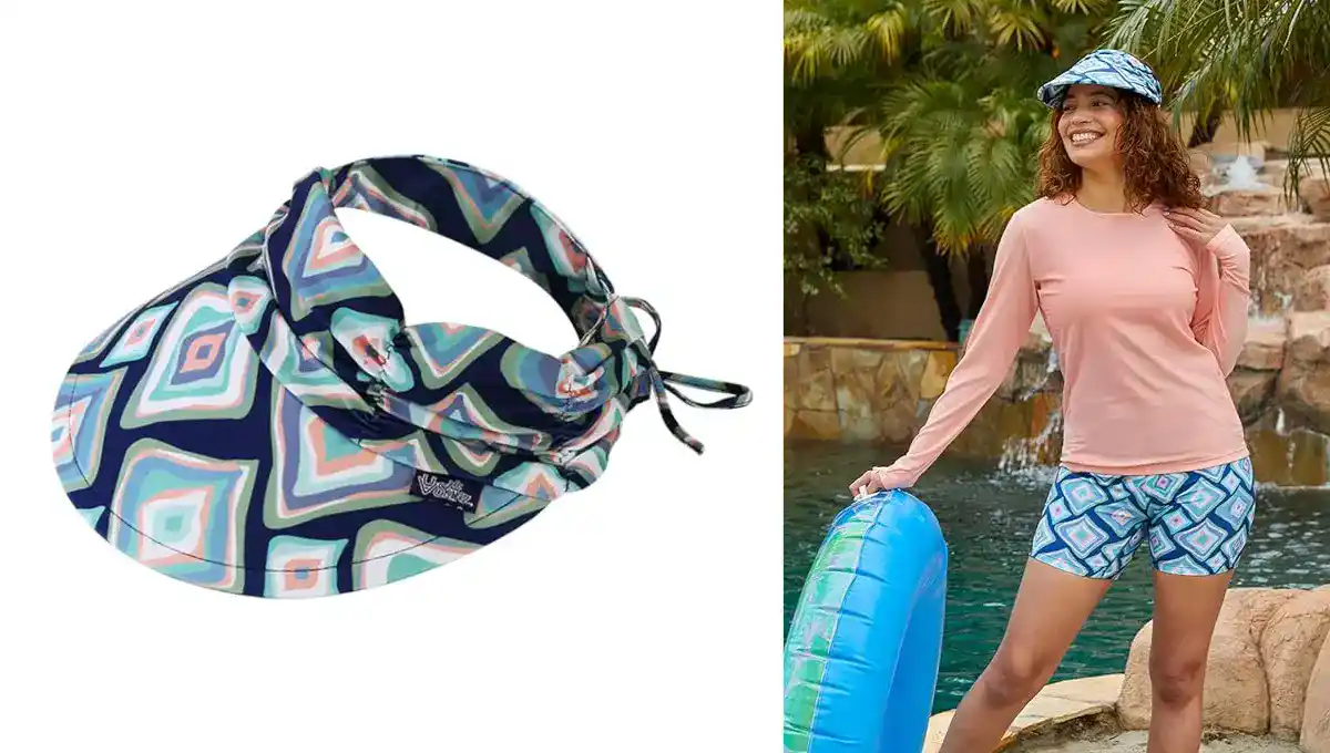 UV SKINZ Women’s Swim Visor Hat
