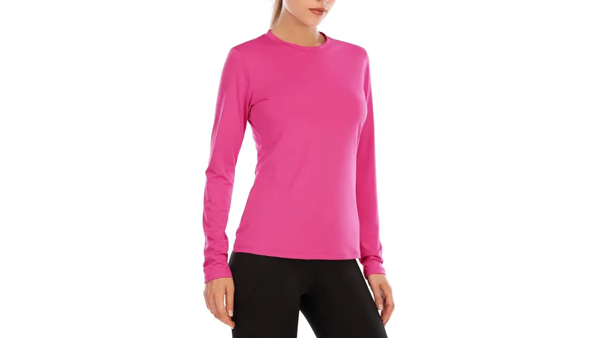 Women's Long Sleeve UPF 50+ UV Sun Protection Swim T-Shirt
