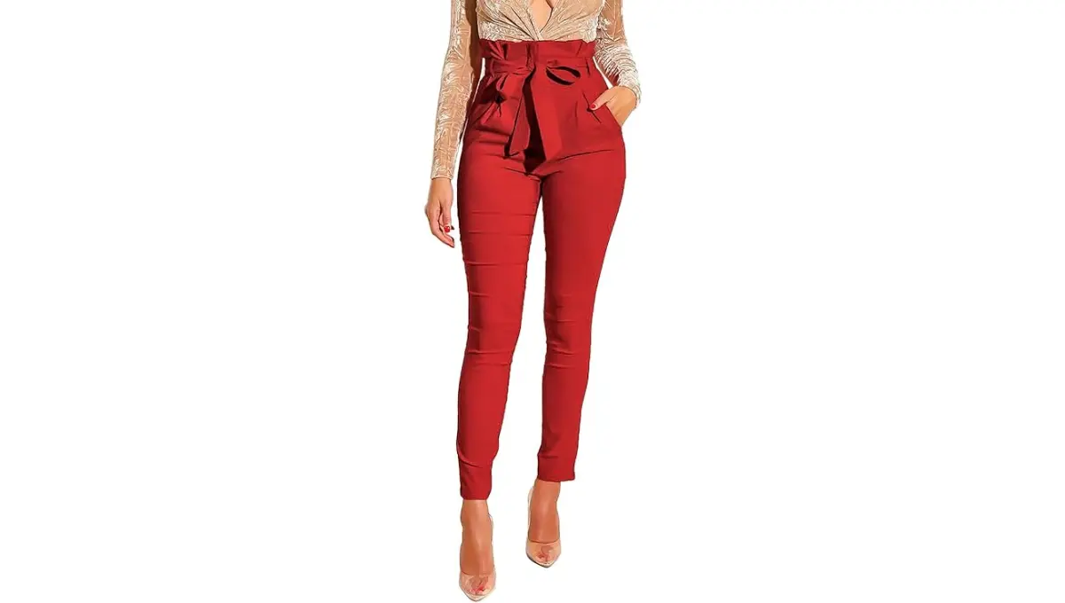 Ohvera Women's All Occasions Paper Bag Waist Pants