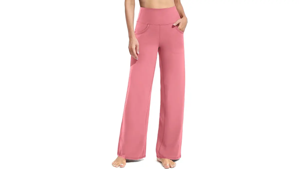 Promover Women's Wide Leg Yoga Sweatpants with Pockets
