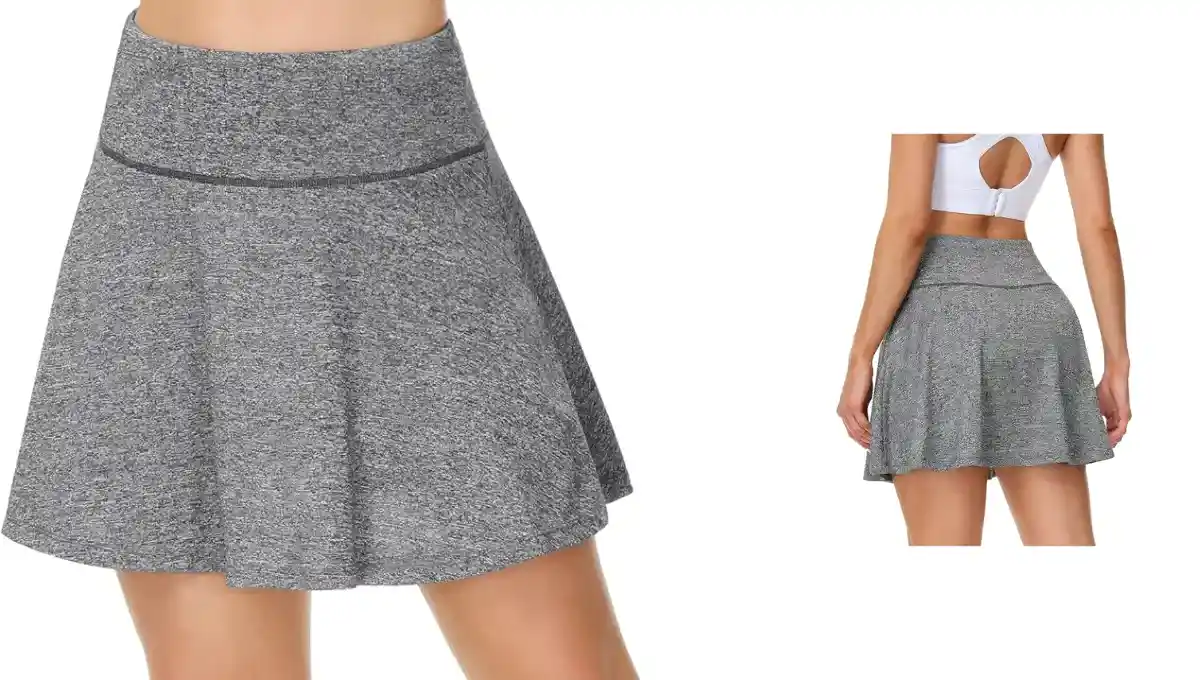 Ewedoos Women's Tennis Pickleball Pockets Skirt