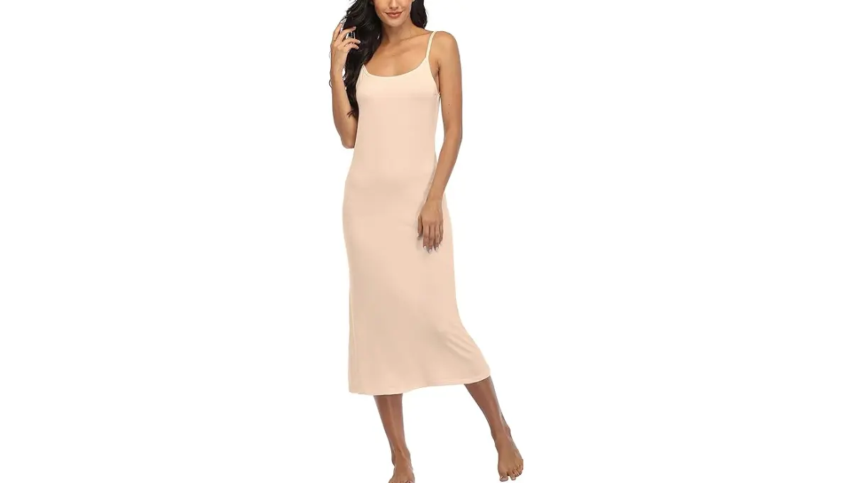 Women's Full Slip for Under Nightgown Cami Dress