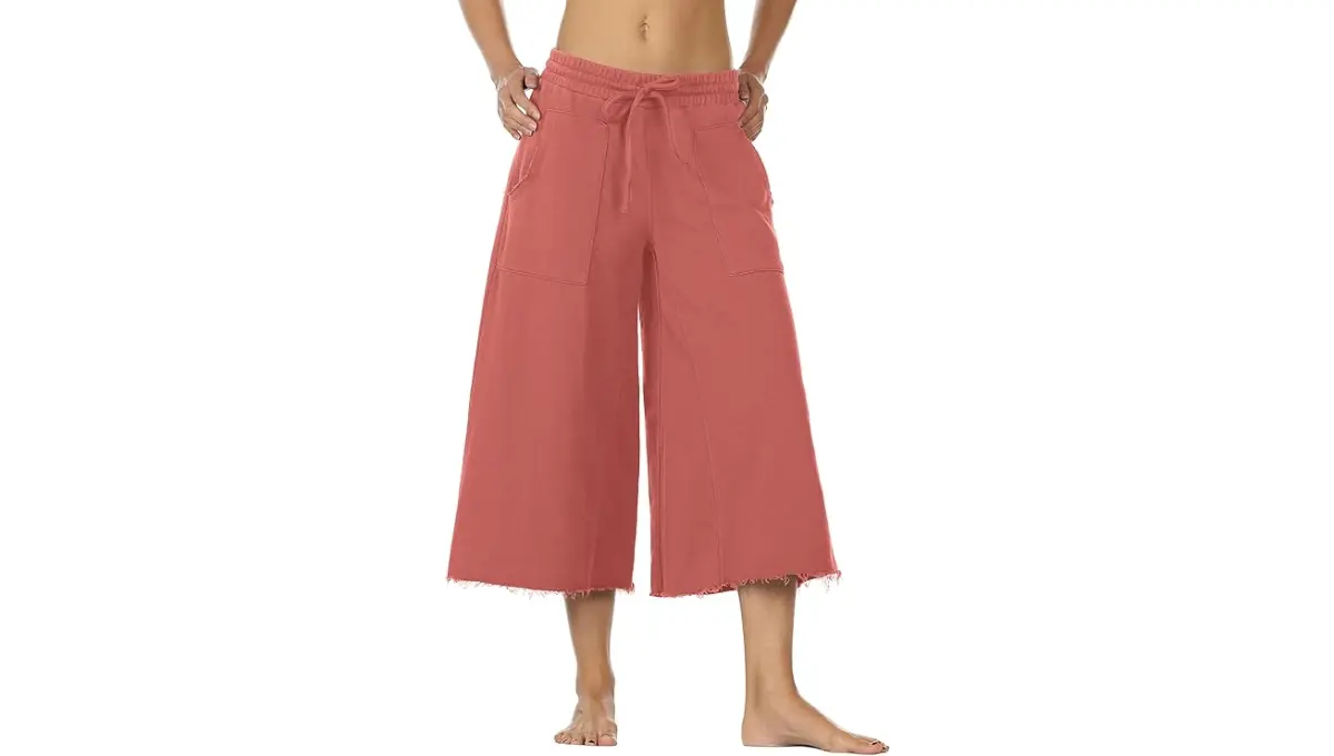 icyzone Culottes Capri Pants for women icyzone Culottes Capri Pants for women