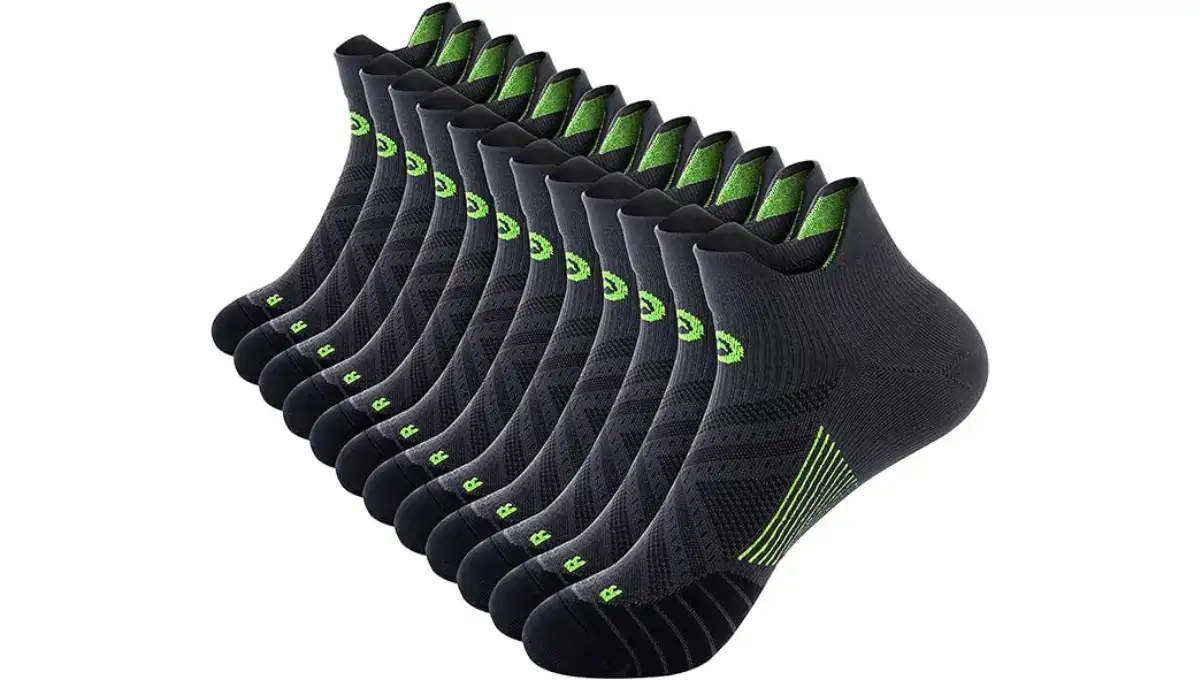 Low Cut Compression Running Sock with Ankle Support By Paplus