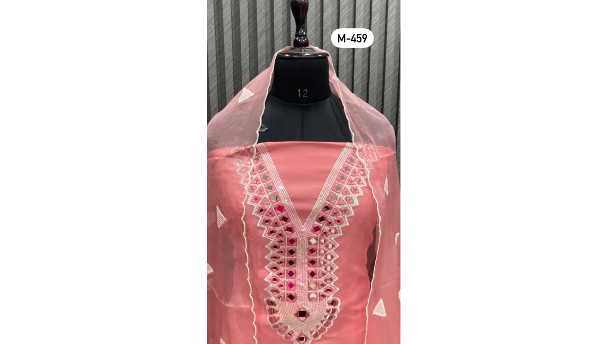 Dusty Pink Muslin Suit Set