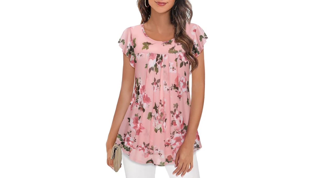 Furnex Women's Short Sleeve Tunic Shirt
