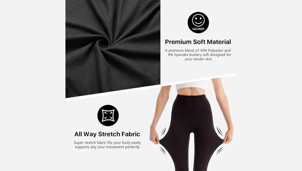Non-See-Through Fabric – Perfect for Workouts