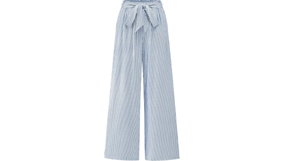 BTFBM Women’s Striped Wide-Leg Pants