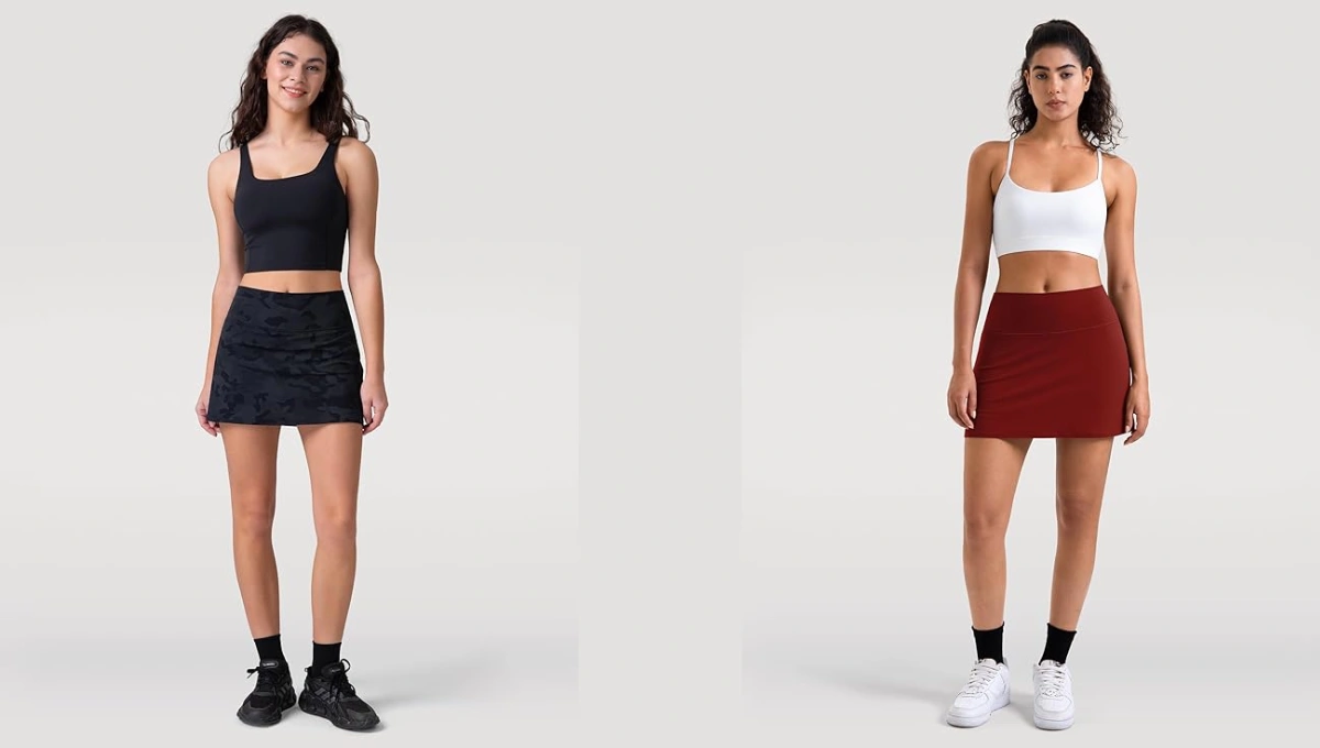 Colorfulkoala Women's Dreamlux High-Rise Athletic Skort
