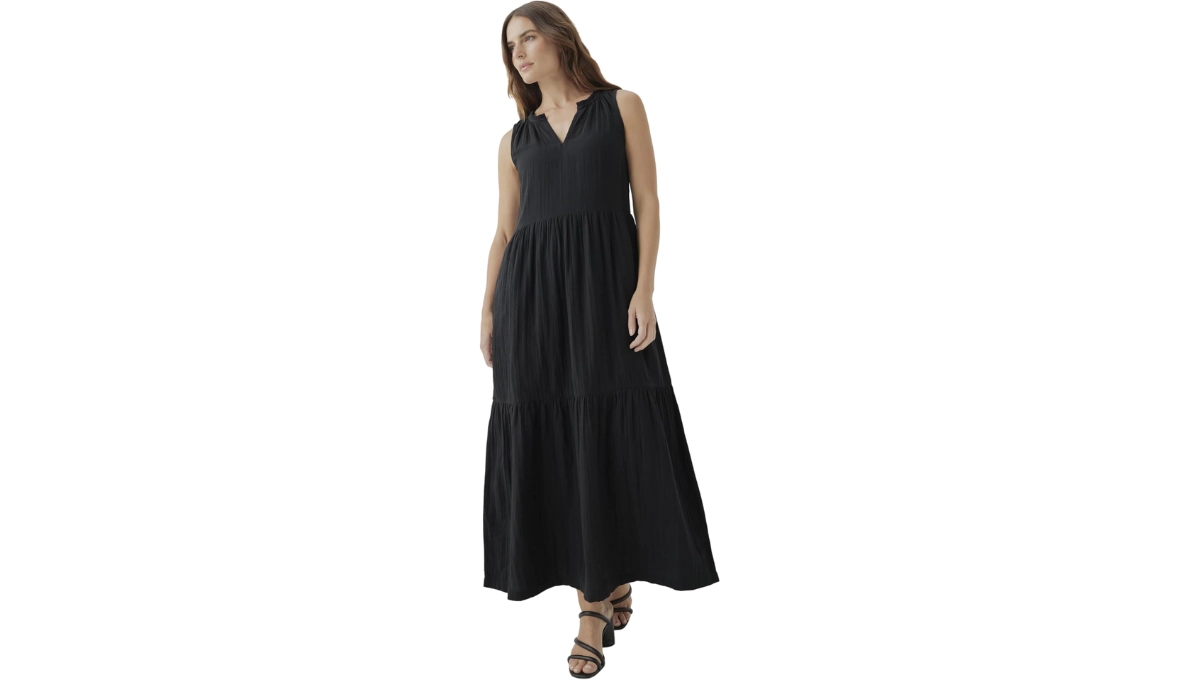 Pact Organic Cotton Wrap Dress
