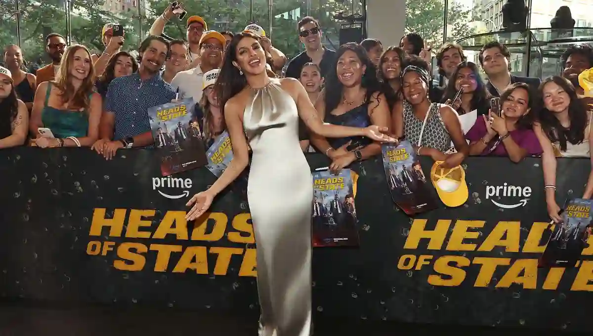 Priyanka Chopra Wears A Stunning Silver Gown In NYC
