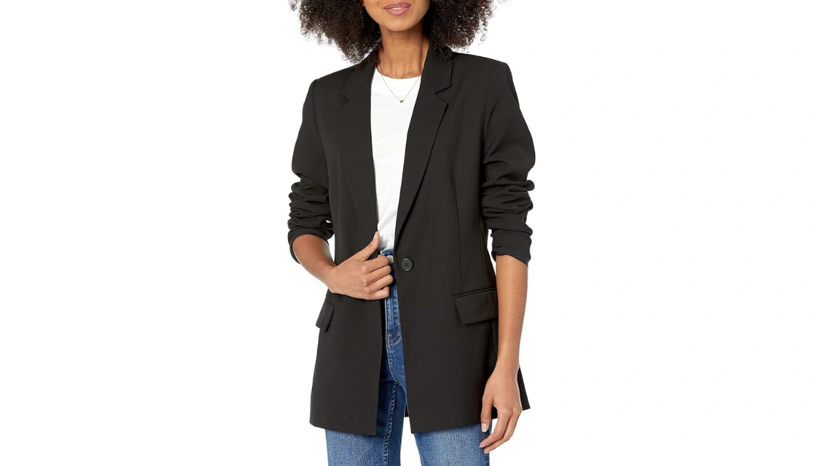 The Drop Women's Blake Long Blazer