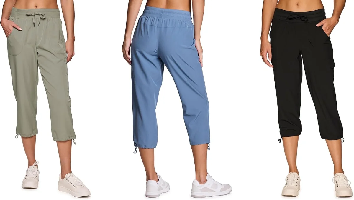 RBX Women’s Lightweight Cargo Capri Pants