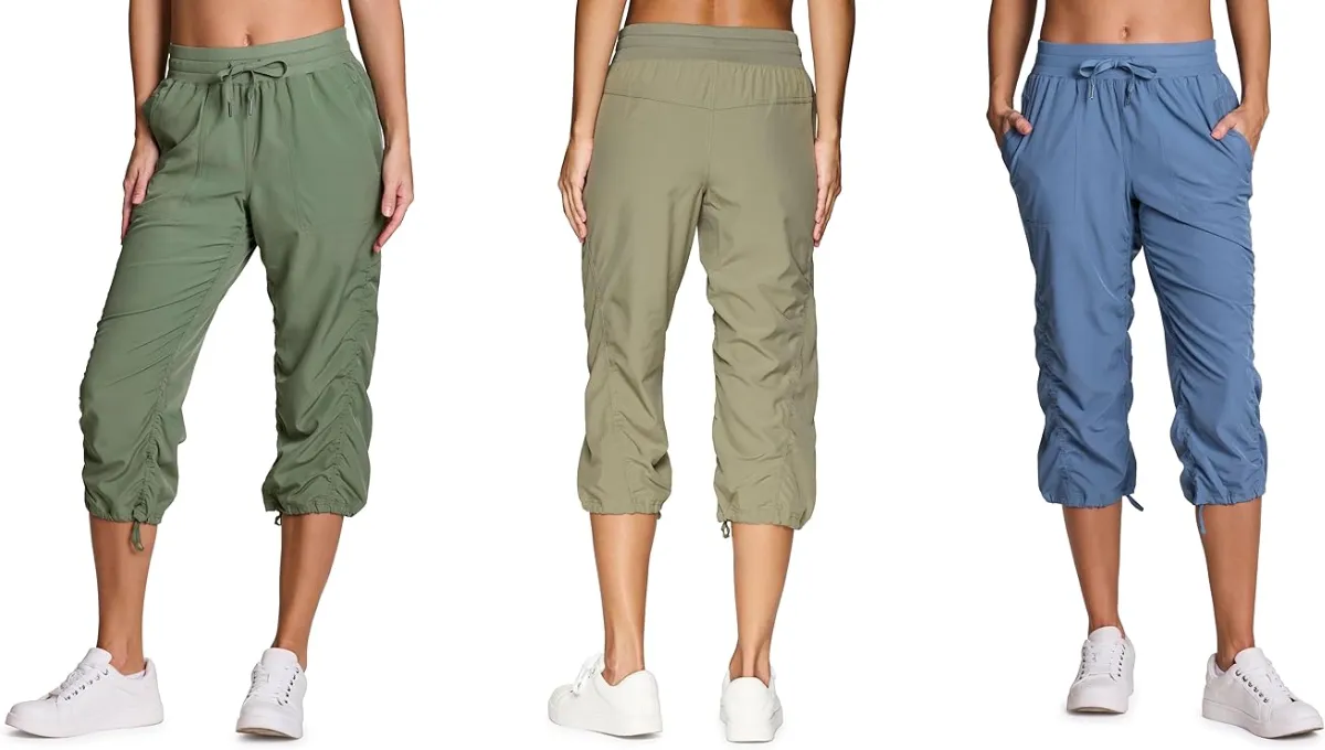 RBX Women’s Lightweight Joggers Capri Pants