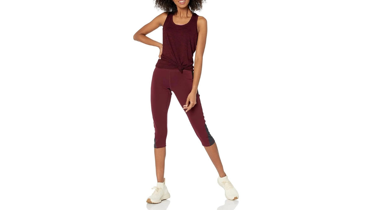 Amazon Essentials Women’s Active Quick Dry Tech Stretch Racerback Tank Top