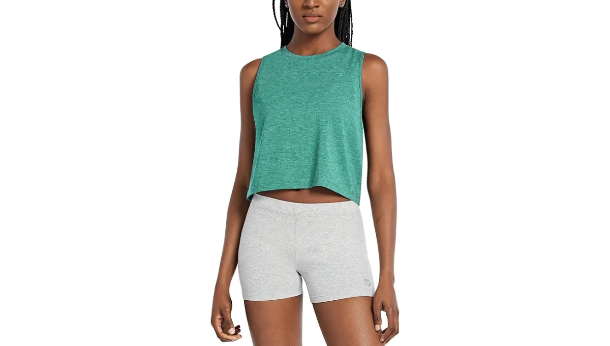 Baleaf Workout Crop Tank Top