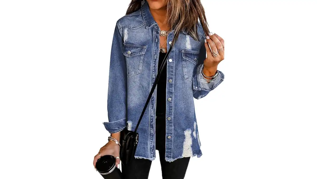 Dokotoo Women’s Oversized Denim Jacket